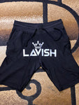 Lavish Mob Ties Shorts (Black & White)
