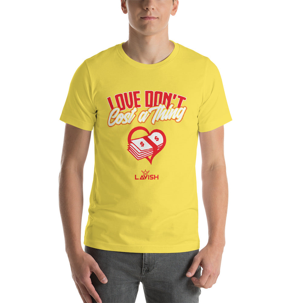 Love Don’t Cost A Thing Tee Yellow