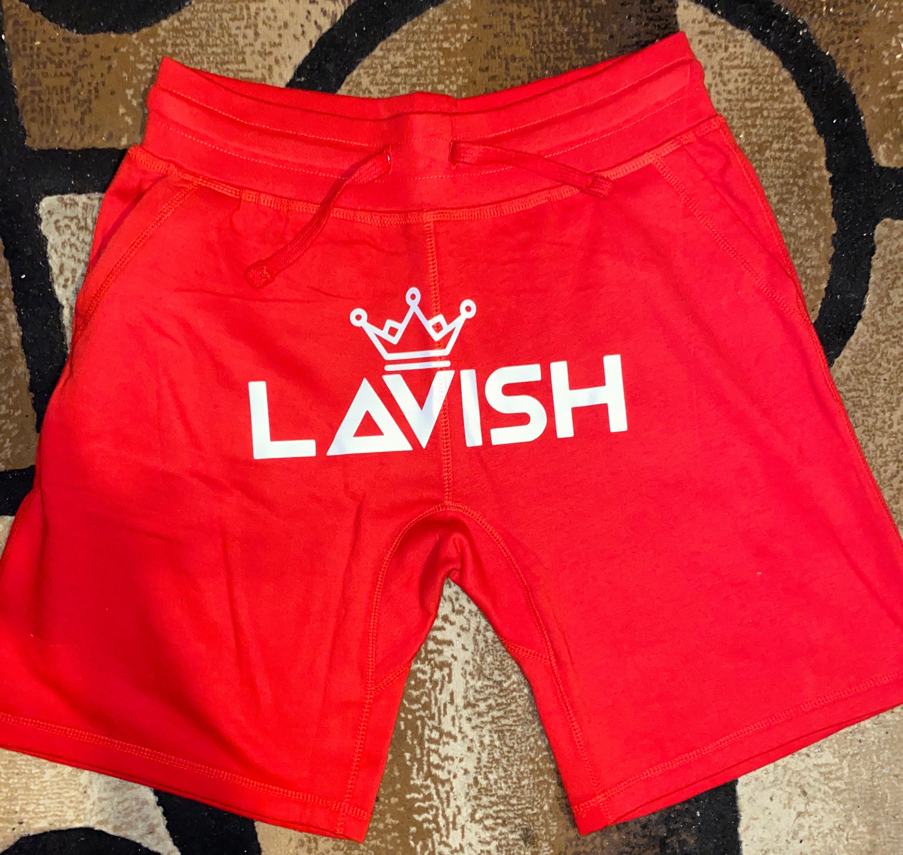 Lavish Mob Ties Shorts (Red)