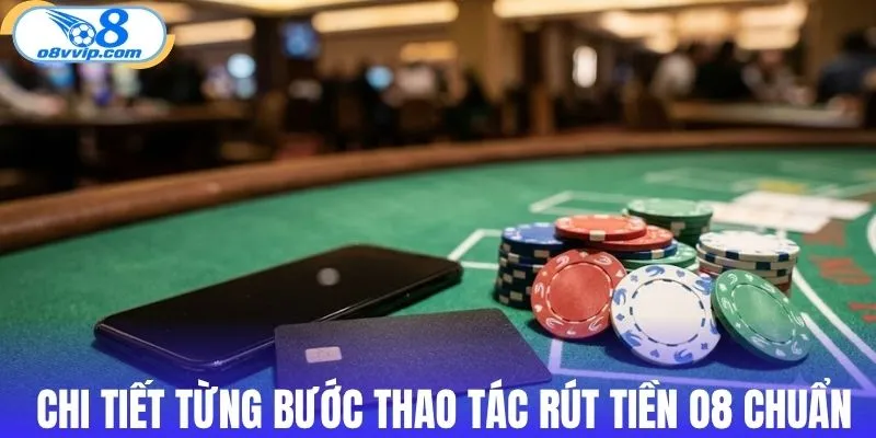 Chi tiết từng bước thao tác rút tiền O8 chuẩn