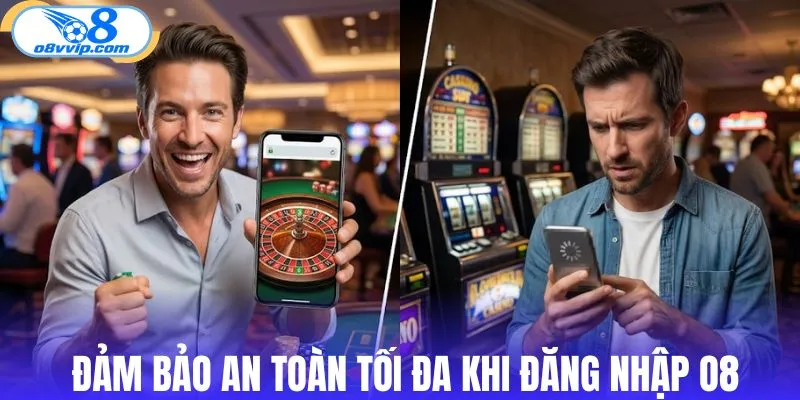 Đảm bảo an toàn tối đa khi đăng nhập O8