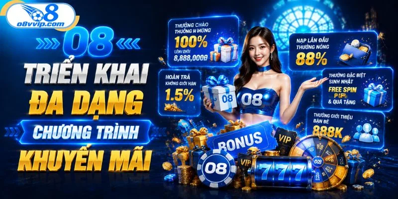 O8 triển khai đa dạng chương trình khuyến mãi