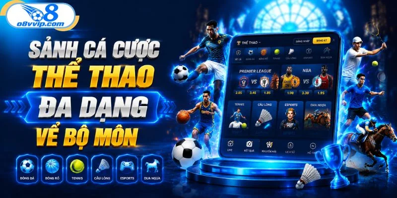 Sảnh cá cược thể thao đa dạng về bộ môn