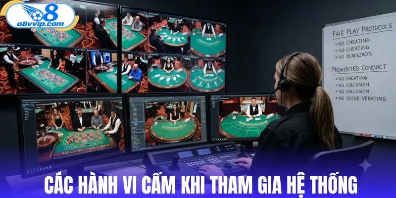 Tổng hợp các hành vi cấm khi tham gia hệ thống