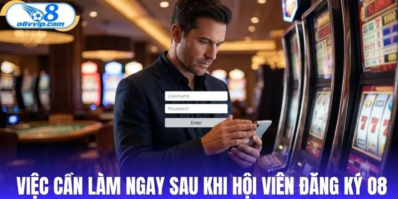 Việc cần làm ngay sau khi hội viên đăng ký O8